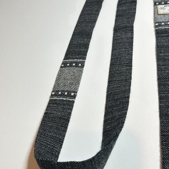 Vintage Unique Nazca Neck Tie Gray Career Office Business Casual Professional - Picture 4 of 11